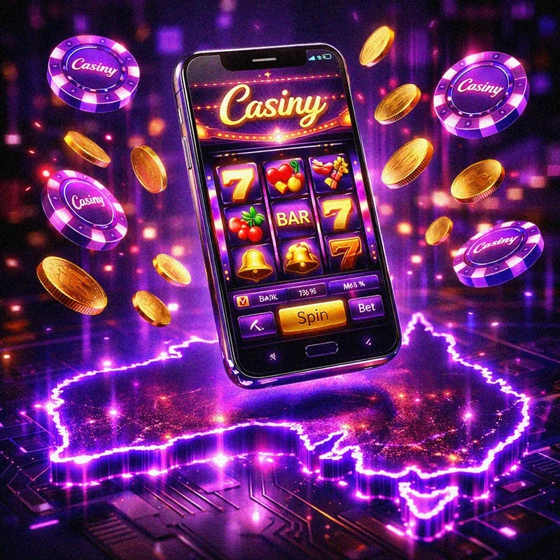 Mobile casino gameplay on smartphone in Australia